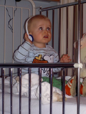 als klein kindje al opgenomen